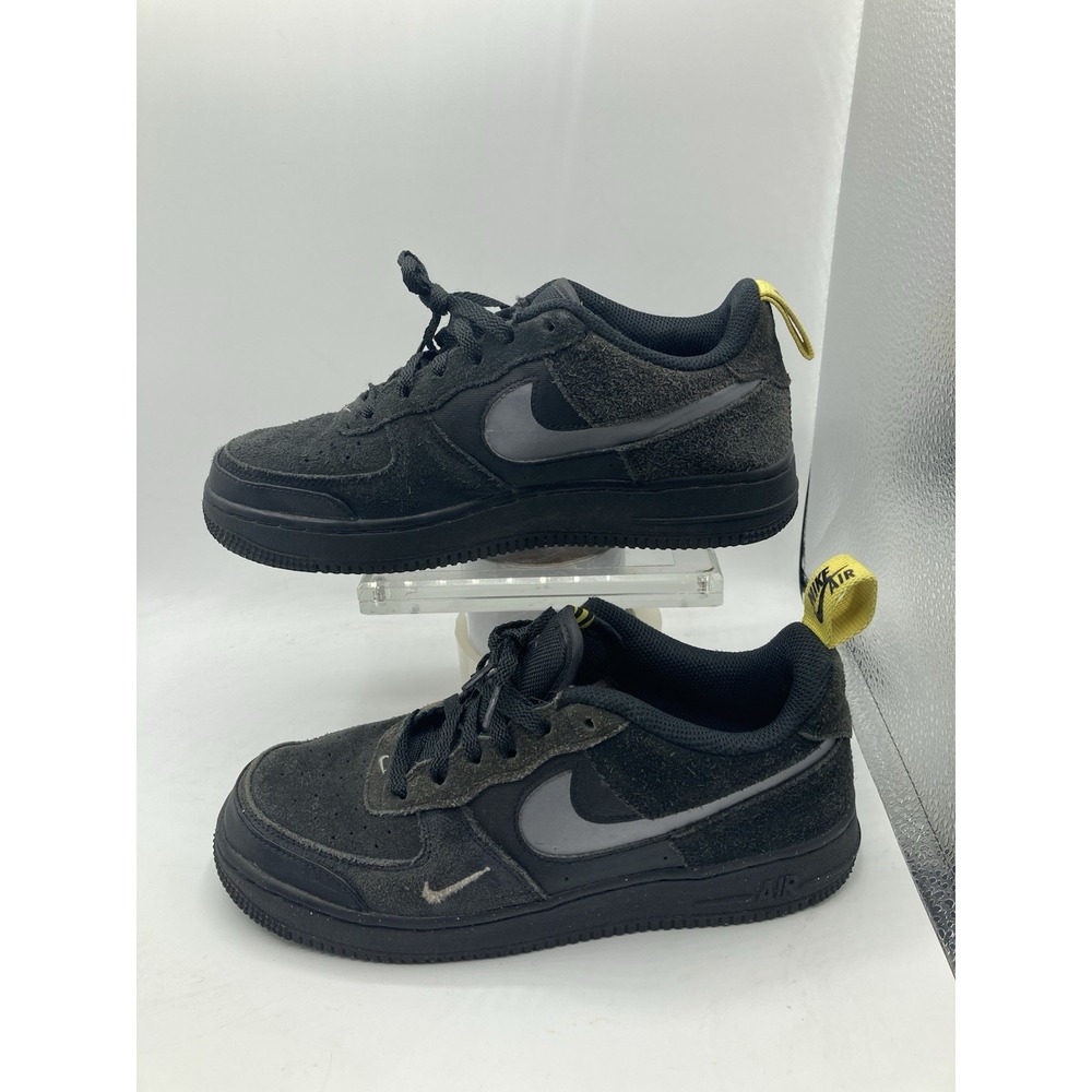 Nike Air Force 1 Low Cut Out Swoosh Grey DQ1097-002 Size (GS) 5.5Y